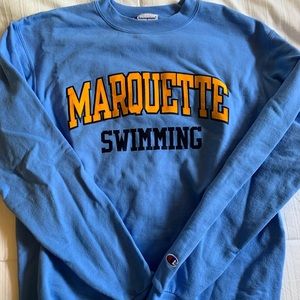 Marquette Swimming Champion crewneck sweatshirt